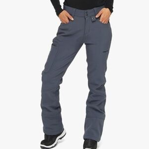 Arctix Women's Sarah Fleece-Lined Softshell Pants Small Steel NWT M